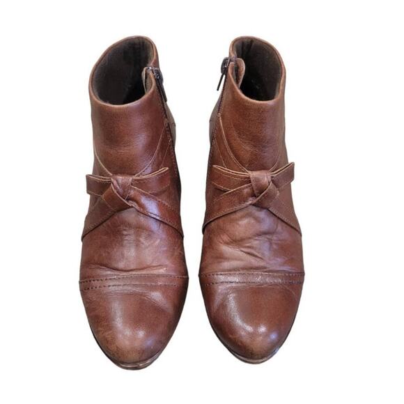 Naot Chestnut Leather Ankle Boots - Picture 12 of 12